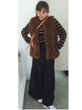 nさん（レディース・158cm）の冬コーディネート