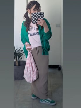 「GeeRA（ジーラ）のアイテム」を使った、nさん（レディース・157cm）の春コーディネート