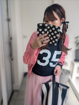 「Pierrot（ピエロ）のアイテム」を使った、nさん（レディース・157cm）の夏コーディネート
