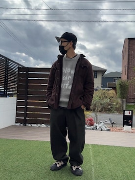 「アイテム（ブルゾン）」を使った、☆m(@s@)shi★さん（メンズ・168cm）の秋コーディネート