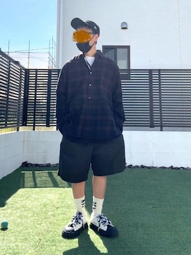 「オーバーシャツ」｜☆m(@s@)shi★さん（メンズ・168cm）の春コーディネート