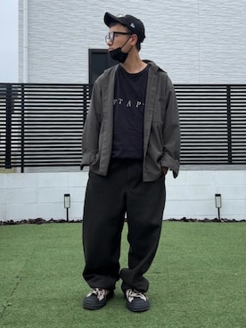 「アイテム（スウェットパンツ）」を使った、☆m(@s@)shi★さん（メンズ・168cm）の秋コーディネート