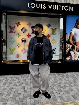 「アイテム（ナイロンジャケット）」を使った、☆m(@s@)shi★さん（メンズ・168cm）の秋コーディネート