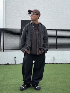 「アイテム（スウェットパンツ）」を使った、☆m(@s@)shi★さん（メンズ・168cm）の秋コーディネート