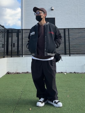 ☆m(@s@)shi★さん（メンズ・168cm）の冬コーディネート