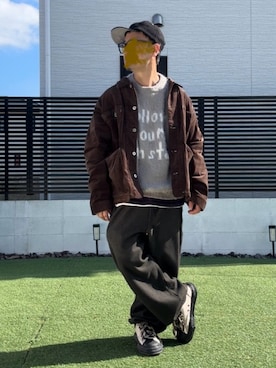 「アイテム（ブルゾン）」を使った、☆m(@s@)shi★さん（メンズ・168cm）の秋コーディネート