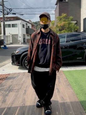 「LAKOLE（ラコレ）のアイテム」を使った、☆m(@s@)shi★さん（メンズ・168cm）の秋コーディネート