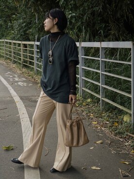 「oversize」｜KellyLeeさん（レディース・166cm）の春コーディネート