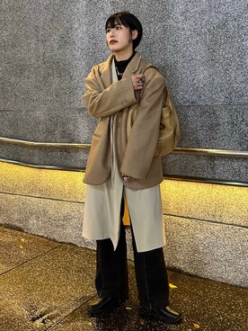 「西裝外套」｜KellyLeeさん（レディース・166cm）の春コーディネート