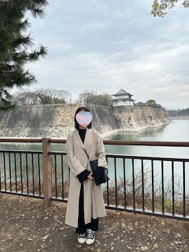 「MHL.（エムエイチエル）のアイテム（スニーカー）」を使った、Kさん（レディース・153cm）の春コーディネート