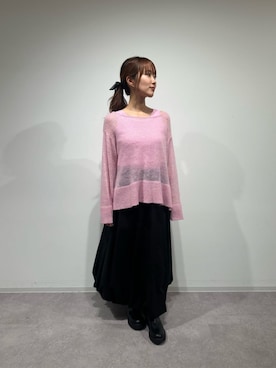 「NATURAL BEAUTY BASIC（ナチュラルビューティーベーシック）のアイテム（スカート）」を使った、NATURAL BEAUTY BASICさん（レディース・154cm）の秋コーディネート