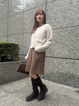 「NATURAL BEAUTY BASIC（ナチュラルビューティーベーシック）のアイテム（その他パンツ）」を使った、NATURAL BEAUTY BASICさん（レディース・154cm）の秋コーディネート
