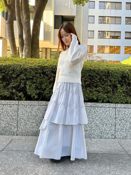 ◇フラワー刺繍ニット（ニット/セーター）｜NATURAL BEAUTY BASIC