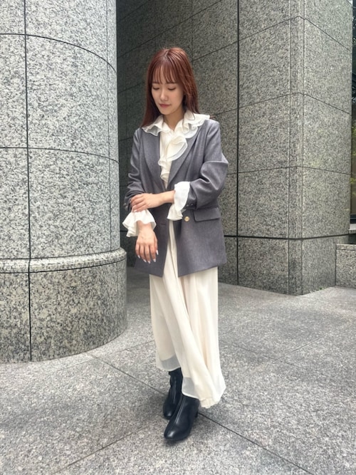 NATURAL BEAUTY BASIC ワンピース ラッフルフリルワンピース