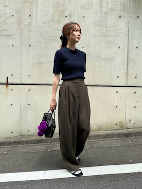 「NATURAL BEAUTY BASIC（ナチュラルビューティーベーシック）のアイテム」を使った、NATURAL BEAUTY BASICさん（レディース・154cm）の夏コーディネート