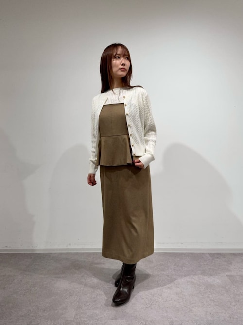 セール】◇ペプラムキャミジャンスカ（ジャンパースカート）｜NATURAL