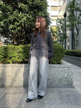 「アンサンブル」｜NATURAL BEAUTY BASICさん（レディース・154cm）の秋コーディネート