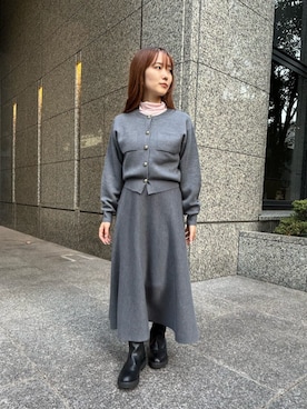 「NATURAL BEAUTY BASIC（ナチュラルビューティーベーシック）のアイテム（その他パンツ）」を使った、NATURAL BEAUTY BASICさん（レディース・154cm）の秋コーディネート