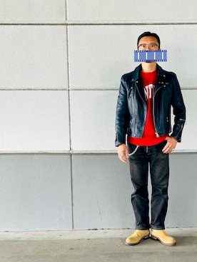 「HAMILTON（ハミルトン）のアイテム」を使った、matsuさん（メンズ・174cm）の冬コーディネート