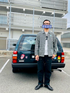 「アイテム（トップス）」を使った、matsuさん（メンズ・174cm）の春コーディネート