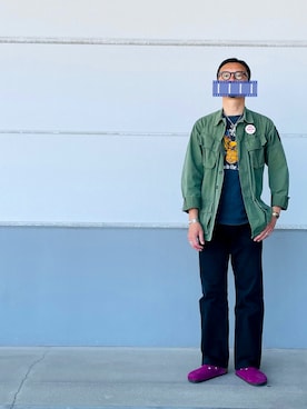 「HAMILTON(ハミルトン)のアイテム」を使った、matsuさん(メンズ・174cm)の春コーディネート