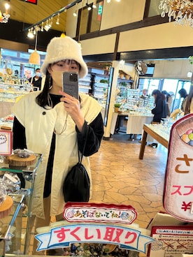 「アイテム（ダウンベスト）」を使った、chisaさん（レディース・158cm・20代）の冬コーディネート