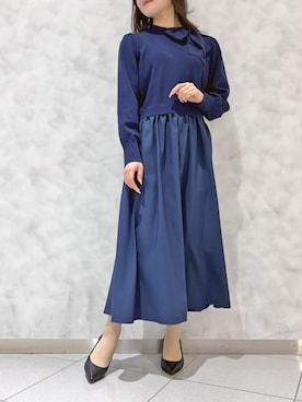 「STRAWBERRY-FIELDS（ストロベリーフィールズ）のアイテム」を使った、STRAWBERRY-FIELDSさん（レディース・155cm）の冬コーディネート