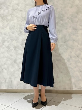 「STRAWBERRY-FIELDS（ストロベリーフィールズ）のアイテム」を使った、STRAWBERRY-FIELDSさん（レディース・154cm）の冬コーディネート