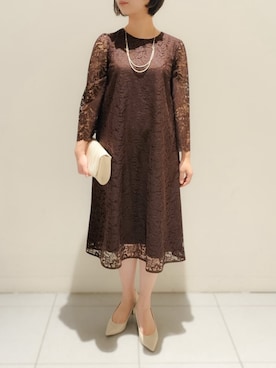 「STRAWBERRY-FIELDS（ストロベリーフィールズ）のアイテム」を使った、STRAWBERRY-FIELDSさん（レディース・156cm）の冬コーディネート