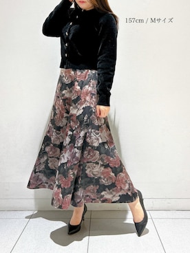 「ナロースカート」｜STRAWBERRY-FIELDSさん（レディース・157cm）の秋コーディネート