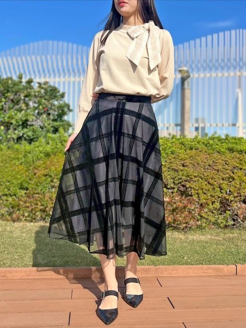 STRAWBERRY-FIELDS（ストロベリーフィールズ） スカート フロッキー