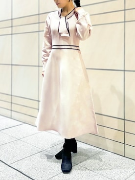 「ボウタイ」｜STRAWBERRY-FIELDSさん（レディース・154cm）の秋コーディネート