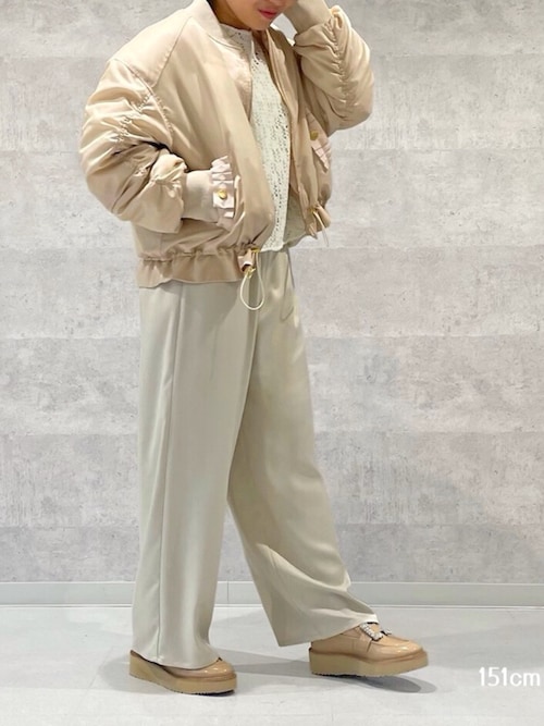 STRAWBERRY-FIELDSSTRAWBERRY-FIELDSさんのMA-1「ジェニーツイル_リバーシブルMA-1ジャケット(STRAWBERRY-FIELDS|ストロベリーフィールズ)」を使ったコーディネート