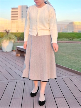 「STRAWBERRY-FIELDS（ストロベリーフィールズ）のアイテム」を使った、STRAWBERRY-FIELDSさん（レディース・157cm）の秋コーディネート