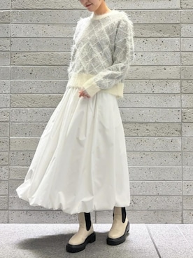 「STRAWBERRY-FIELDS（ストロベリーフィールズ）のアイテム」を使った、STRAWBERRY-FIELDSさん（レディース・163cm）の冬コーディネート