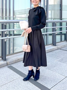 「STRAWBERRY-FIELDS（ストロベリーフィールズ）のアイテム」を使った、STRAWBERRY-FIELDSさん（レディース・159cm）の冬コーディネート