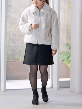 「STRAWBERRY-FIELDS（ストロベリーフィールズ）のアイテム」を使った、STRAWBERRY-FIELDSさん（レディース・159cm）の冬コーディネート