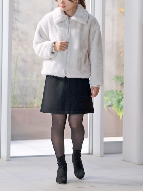 セール】ミンクファージャケット（その他アウター）｜STRAWBERRY