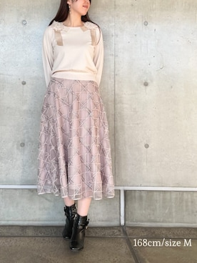 「STRAWBERRY-FIELDS（ストロベリーフィールズ）のアイテム」を使った、STRAWBERRY-FIELDSさん（レディース・168cm）の冬コーディネート