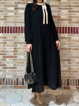 「STRAWBERRY-FIELDS（ストロベリーフィールズ）のアイテム」を使った、STRAWBERRY-FIELDSさん（レディース・158cm）の冬コーディネート