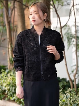 「STRAWBERRY-FIELDS（ストロベリーフィールズ）のアイテム」を使った、STRAWBERRY-FIELDSさん（レディース・159cm）の春コーディネート