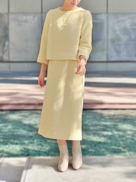 「STRAWBERRY-FIELDS（ストロベリーフィールズ）のアイテム」を使った、STRAWBERRY-FIELDSさん（レディース・163cm）の冬コーディネート