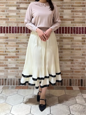 「STRAWBERRY-FIELDS（ストロベリーフィールズ）のアイテム」を使った、STRAWBERRY-FIELDSさん（レディース・158cm）の冬コーディネート