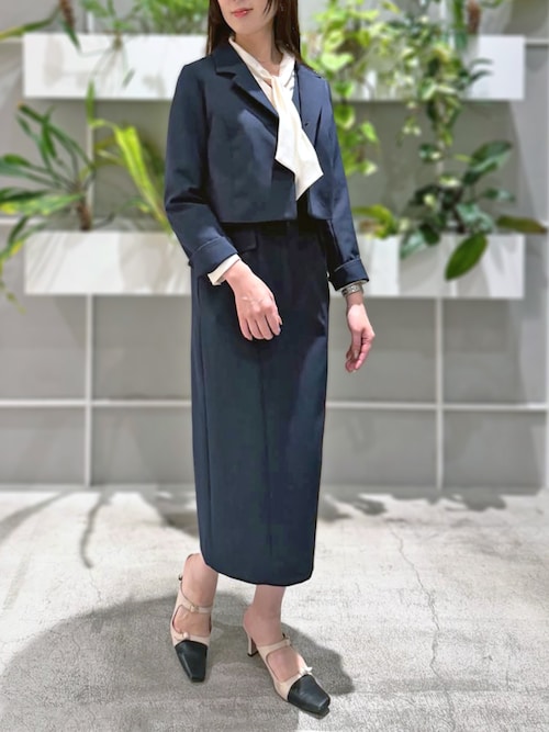 サスティクロス_Vネックジャンパースカート（ジャンパースカート