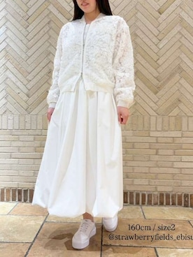 「STRAWBERRY-FIELDS（ストロベリーフィールズ）のアイテム」を使った、STRAWBERRY-FIELDSさん（レディース・160cm）の春コーディネート