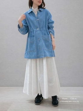 STRAWBERRY-FIELDSさん（レディース・158cm）の冬コーディネート