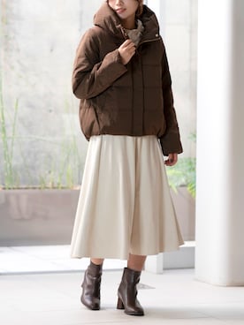 「STRAWBERRY-FIELDS（ストロベリーフィールズ）のアイテム」を使った、STRAWBERRY-FIELDSさん（レディース・159cm）の冬コーディネート