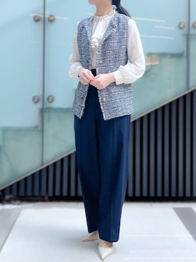 「STRAWBERRY-FIELDS（ストロベリーフィールズ）のアイテム」を使った、STRAWBERRY-FIELDSさん（レディース・165cm）の冬コーディネート