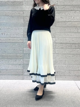 「STRAWBERRY-FIELDS（ストロベリーフィールズ）のアイテム」を使った、STRAWBERRY-FIELDSさん（レディース・154cm）の冬コーディネート