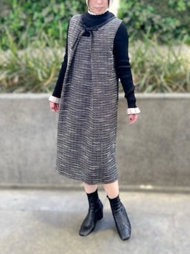 「STRAWBERRY-FIELDS（ストロベリーフィールズ）のアイテム」を使った、STRAWBERRY-FIELDSさん（レディース・152cm）の冬コーディネート